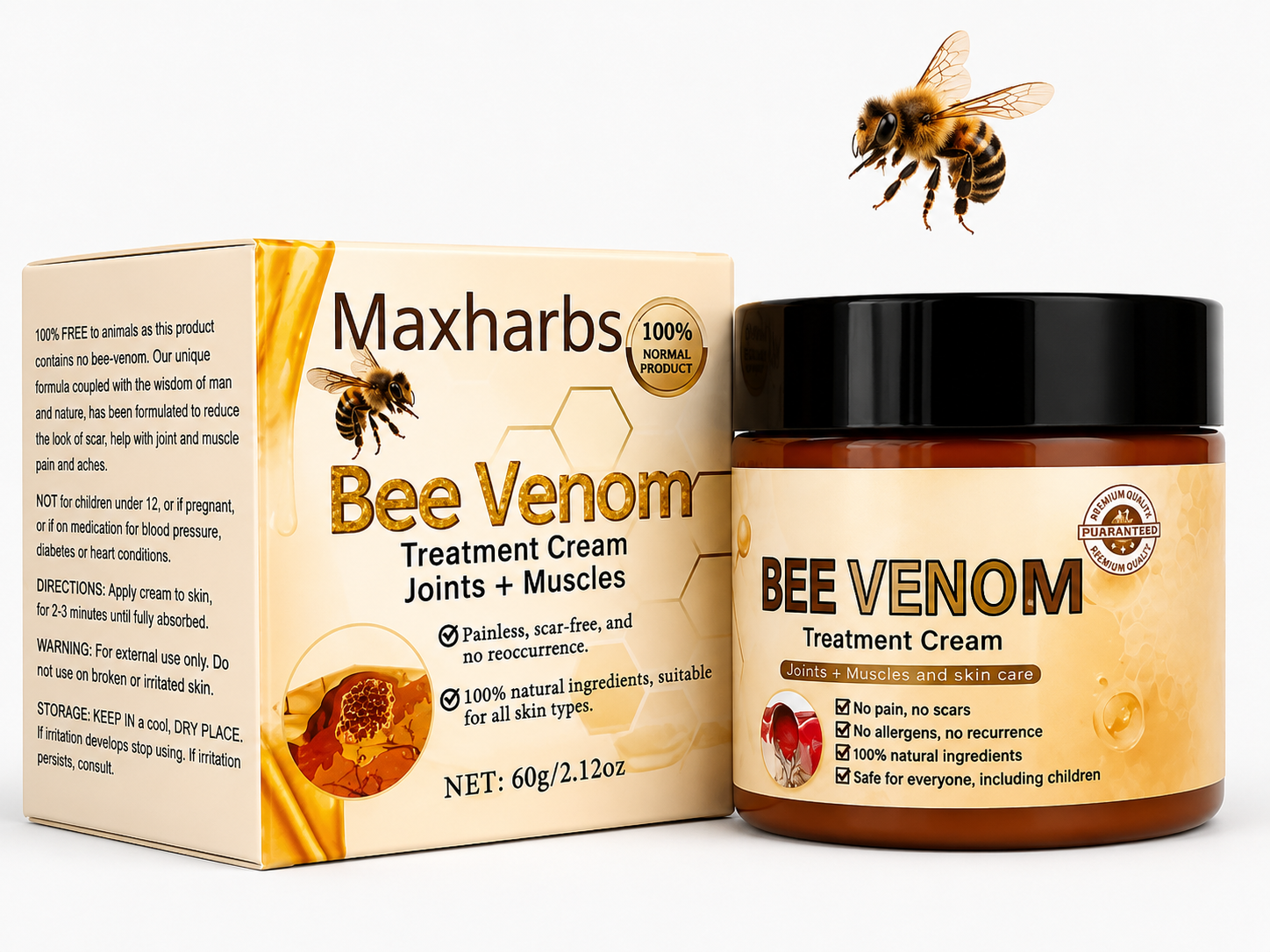 Maxharbs Bee Venom Cream